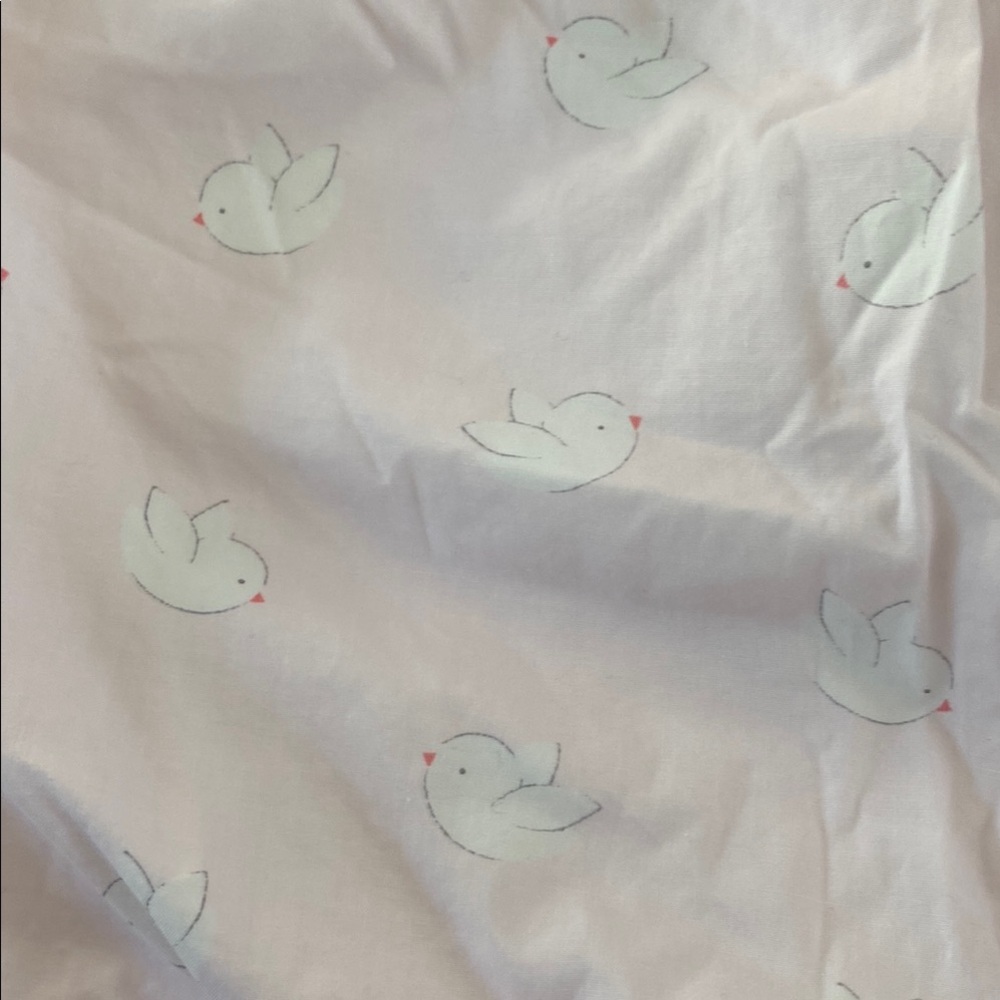 Pink Jacadi Baby Outfit with bird Print- 12 months - Picture 4 of 7